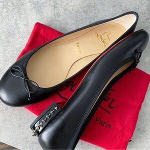 CHRISTIAN LOUBOUTIN
La Massine spiked leather ballet flats